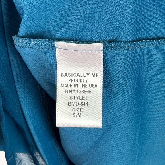 Women's Floral 3/4 Split Sleeve Round Neck Mini Dress - Picture 6 of 9